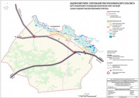 Карта планируемого размещения объектов местного значения (Схема развития транспортной инфраструктуры).
